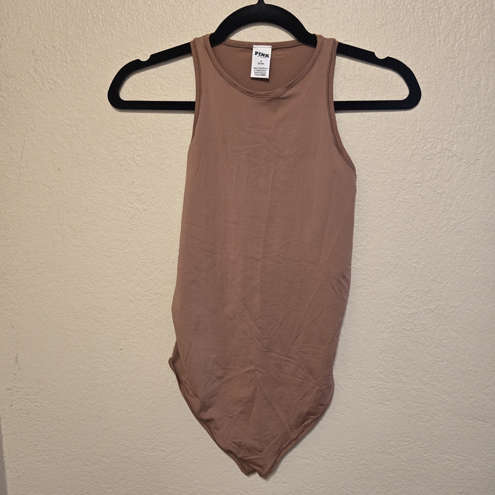 PINK Victoria's Secret Women's Tan Bodysuit